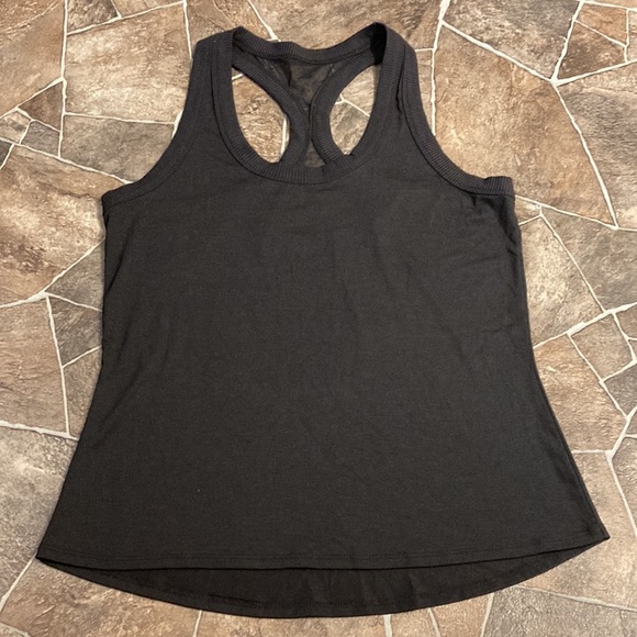 NWOT Athleta RacerBack Tank in Black Sz Small - Picture 2 of 7